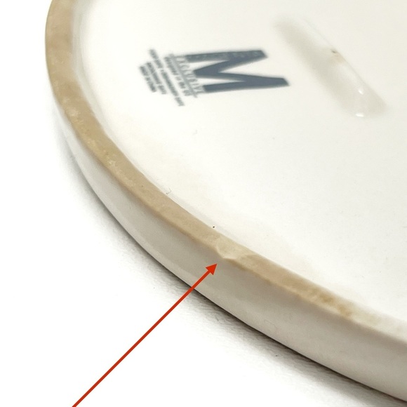 M Magenta by Rae Dunn Vintage Ceramic Covered Butter Cheese Dish Home Bird EUC - Picture 11 of 14